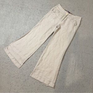 Y2K style low rise linen pants size 8